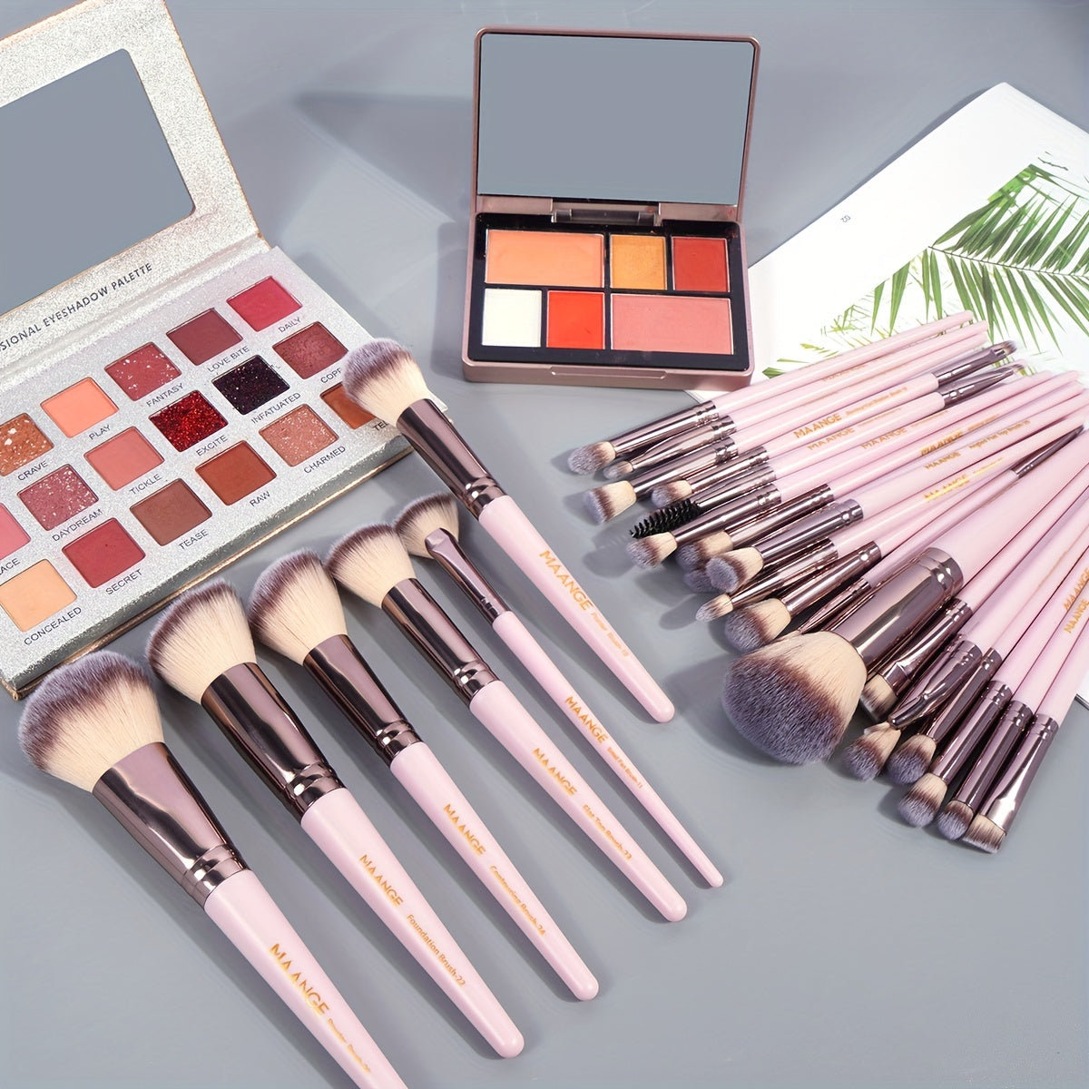 GlamourPro 30-Piece Synthetic Makeup Brush Set-2