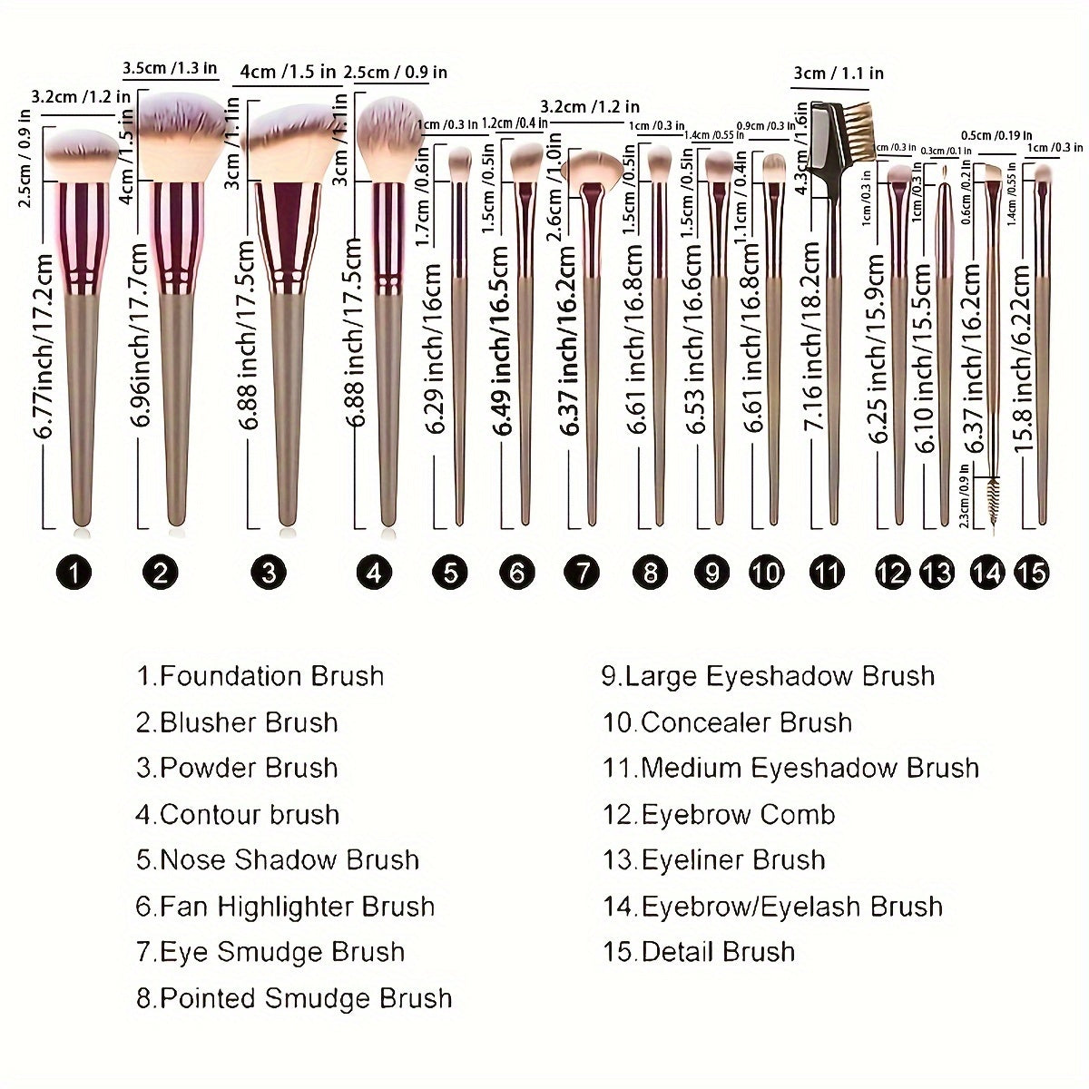 Professional Makeup Brush Set-7